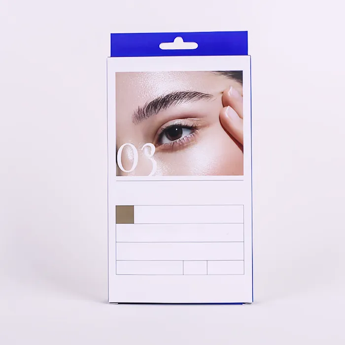 Scatole con linguette appese